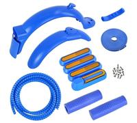 Yurefax Parafango Anteriore Posteriore for Pneumatici, for Xiaomi, Mijia M365 PRO Pro2 1S Kit di Ricambio for Riparazione Scooter Elettrico for Skateboard Parafango per Skateboard(Blue)