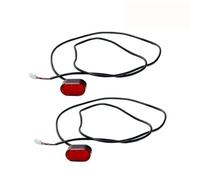 Yurefax Parafango for Scooter Elettrico Parafango Anteriore/Posteriore Pneumatico Parafango antispruzzo con, for Xiaomi, Accessori for Scooter Mijia M365 PRO M187 Parafango per Skateboard(2PCS Lamp)