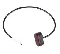 Yurefax Parafango for Scooter, for Xiaomi, parafango for Scooter Elettrico Mijia M365/Pro con Staffa e Cavo for Protezione Posteriore fanale Posteriore Parafango per Skateboard(Burgundy)