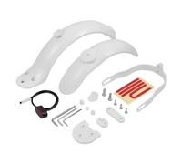 Yurefax Parafango modificato Rialzo/Staffa di Supporto/fanale Posteriore/Tappo in Gomma, for Xiaomi, Kit Ruota Posteriore for Scooter Elettrico M365 PRO 1S Parafango per Skateboard(White)