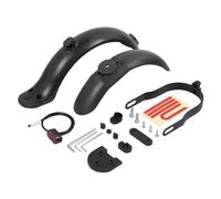 Yurefax Parafango modificato Rialzo/Staffa di Supporto/fanale Posteriore/Tappo in Gomma, for Xiaomi, Kit Ruota Posteriore for Scooter Elettrico M365 PRO 1S Parafango per Skateboard(Schwarz)