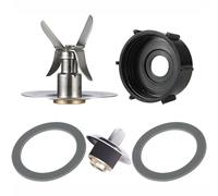 Yurefax Parte di ricambio for frullatore 1 pz lama e base del contenitore 2 guarnizioni kit perno quadro Coperchio per lame del frullatore