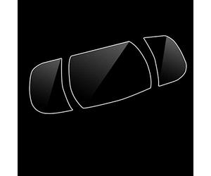 Yurefax Pellicola salvaschermo for cruscotto auto, for Renault, Kadjar 2016-2019 Pellicola protettiva for interni in PET for cruscotto auto Pellicola protettiva per schermo del navigatore satellitare