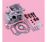 Yurefax Pezzo di ricambio del motore della falciatrice da giardino del bullone del silenziatore del carburatore della guarnizione della testata del cilindro GX160 GX200 5.5HP 6.5HP Kit silenziatore pe