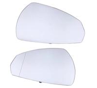 Yurefax Piastra di supporto in vetro a specchio 8V0857528E 8V0857536D, per A3 2013-2020 2 pezzi retrovisore riscaldato lato sinistro e destro con supporto Side Mirror Glass (Left and Right)