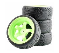 Yurefax Pneumatici da Corsa Piatti, Cerchioni, for HSP, for HPI, 1:10 Auto da Strada RC 6030-6084 Pneumatico per Auto RC(6030G-6084)