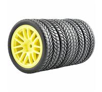 Yurefax Pneumatici Grip Wheel, for HSP, for HPI, 1/10 1:10 On-Road Speed Car RC 9062-6085 Pneumatico per Auto RC(9062Y-6085)