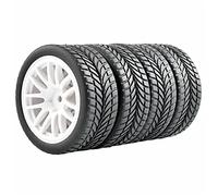 Yurefax Pneumatici Grip Wheel, for HSP, for HPI, 1/10 1:10 On-Road Speed Car RC 9062-6085 Pneumatico per Auto RC(9062W-6085)