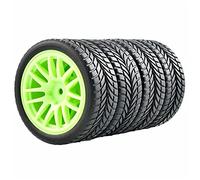 Yurefax Pneumatici Grip Wheel, for HSP, for HPI, 1/10 1:10 On-Road Speed Car RC 9062-6085 Pneumatico per Auto RC(9062G-6085)