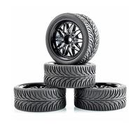 Yurefax Pneumatici Grip Wheel, for HSP, for HPI Racing, 1/10 1:10 On-Road Car RC Rim05-8007 Pneumatico per Auto RC
