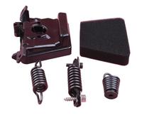 Yurefax Pulitore coperchio filtro aria Set molle ammortizzatori supporto buffer AV, for Partner, 350 351 Pezzo di ricambio for motosega Molla antivibrante