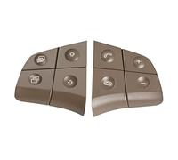 Yurefax Pulsante di controllo dell'interruttore del volante dell'auto, for Mercedes, for Benz, W164 ML350 ML500 W251 R300 R350 16482079109116 Interruttore sul volante dell'auto(BLACK Light Brown)