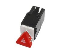 Yurefax Pulsante interruttore lampeggiatore caldo luce di emergenza di emergenza, for VW, Passat, B6 3C 2005-2011 3C0953509A controllo luci di emergenza for auto Pulsante interruttore di emergenza