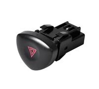 Yurefax Pulsante interruttore luce di emergenza avviso di pericolo, for Renault, Clio 2 MK2 dal 1998 in poi 8200060036-8200442723 Pulsante interruttore di emergenza