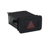 Yurefax Pulsante interruttore luce di emergenza lampeggiatore di emergenza, for VW, for Golf, MK4, for Bora, for Jetta, 1998-2006 1J0953235C Pulsante interruttore di emergenza