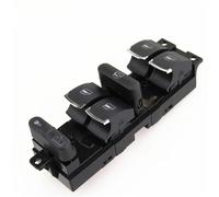 Yurefax Pulsante interruttore principale for blocco finestrino laterale cromato for auto, for VW, for Jetta, for MK4 Golf MK4, for Passat, for B5 1999-2005 3BD959857 1J4 959 857 D Interruttore alzacri