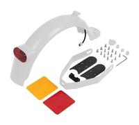 Yurefax Scooter elettrici Parafango Posteriore Parafango Fanale Posteriore Staffa Set Parti, for Xiaomi, M365 PRO 2 1s Scooter Elettrico con Gap Cover Pad Parafango per Skateboard(White)