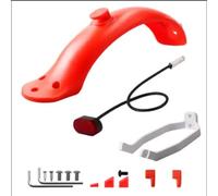 Yurefax Scooter Elettrico Anteriore Posteriore Parafanghi Posteriori Ali Luce Freno Fango Posteriore Protezione Supporto, for Xiaomi, M365 / PRO Accessori Parafango per Skateboard(Dark Grey)