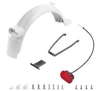 Yurefax Scooter Elettrico Parafango Posteriore Parafango Gancio Freno Set fanale Posteriore, for Xiaomi, Mi3 M365 PRO 2 1S Scooter Fanale Posteriore Targa Parte Parafango per Skateboard(Yellow)
