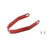 Yurefax Scooter Parafango Posteriore Parafango Supporto Staffa di Ferro Modifica Compatibile, for Xiaomi, M365/PRO/Pro2/1S/Essential Pneumatico da 10 Pollici Parafango per Skateboard(Rot)