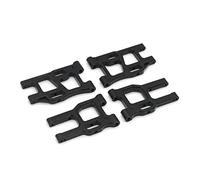 Yurefax Set di Bracci oscillanti Anteriori e Posteriori in Metallo da 4 Pezzi, for Accessori for Parti aggiornamento for Auto LC Racing PTG-2 1/10 RC Collegamento di Sospensione(Schwarz)