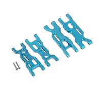 Yurefax Set di Bracci Sospensione Anteriori e Posteriori in Metallo da 4 Pezzi, for Losi, for Parti aggiornamento for Auto for Camion RC 1/18 Mini-T 2.0 2WD Stadium Collegamento di Sospensione(Blue)