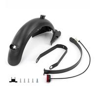 Yurefax Set parafango Posteriore Accessori Kit Staffa fanale Posteriore parafango, for Segway, for Ninebot, Accessorio Supporto Luce Freno Scooter Max G30 Parafango per Skateboard(White)
