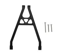 Yurefax Supporto for asse posteriore in metallo A Collegamenti del braccio di sospensione telaio, for Axial, for Yeti Jr. AX90052 AXI90069 1/18 RC Car Upgrade Part Collegamento di sospensione(Schwarz)