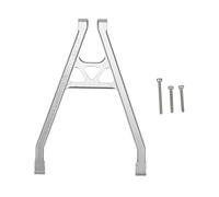 Yurefax Supporto for ASSE Posteriore in Metallo A Collegamenti del Braccio di Sospensione Telaio, for Axial, for Yeti Jr. AX90052 AXI90069 1/18 RC Car Upgrade Part Collegamento di Sospensione(Silver)