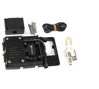 Yurefax Supporto for telefono for moto, for Tiger1200, for Tiger 1200 GT, for Explorer, 2022 Supporto for ricarica USB for telefono cellulare Staffa di navigazione GPS in alluminio Supporto per telefo