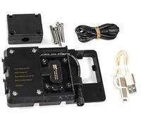 Yurefax Supporto for telefono GPS Moto, for TIGER 1200 GT 1200, for RALLY, for Explorer, 2022 2023 Supporto for ricarica wireless USB for telefono cellulare Staffa di navigazione GPS Supporto per tele