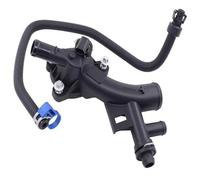 Yurefax Uscita acqua alloggiamento termostato e tubo flessibile refrigerante radiatore motore con sensore, for Vauxhall Opel Astra 2009-2019 Alloggiamento del termostato del liquido di raffreddamento