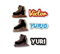 Yuri On Ice da Collezione Smalto Spilla Set 6 Confezione Collector’S Edizione