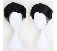 Yuri on Ice Otabek ALTIN aota Nero Grigio Ombre Parrucca Cosplay Corta Uomini Resistente Al Calore Sintetici Parrucche Costume Party Parrucche LUMZ1273