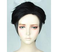 YURI on ICE Otabek ALTIN costumi cosplay nero black parrucca parrucca cort...