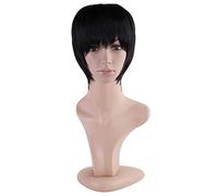 Yuri on Ice Phichit CHULANONT Short Black Cosplay Wig Men Heat Resistant Synthetic Hair + Wig Cap