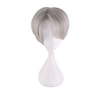 Yuri On Ice Victor Nikiforov Short Grey Cosplay Wig Men Synthetic Hair Costume Party Wigs + Wig Cap