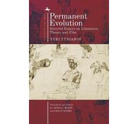 Yuri Tynianov Permanent Evolution (Copertina rigida) Cultural Syllabus