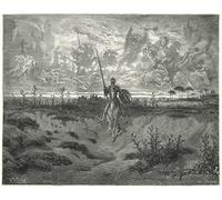YURKO Poster Quadri Moderni Quadri su Tela Astratti Famoso Don Chisciotte Di Gustave Dore Di Gustave Dore per la decorazione domestica dell'ufficio 60x90cm