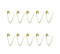 Yurosiay 500 spille da balia da 27 mm, mini spille di sicurezza, resistenti alla ruggine, durevoli, in acciaio inox, piccole spille di sicurezza, per vestiti, cucito, oro