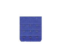 Yurosiay 8 pezzi di prolunga per reggiseno da donna, 3 ganci colorati, larghi, morbidi e confortevoli, per reggiseno estensore a 3 ganci, 3 file di reggiseno per donne e ragazze, 4,5 × 5 cm, blu reale