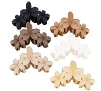 Yurosiay Fermagli per capelli a forma di fiore color caramella, esfolianti e opachi, a forma di fiore, antiscivolo, a tenuta forte, accessori per capelli spessi/sottili, 12 stili per donne e ragazze,