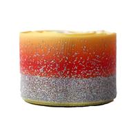 Yurosiay Nastro in grosgrain glitterato, larghezza 38 mm, colorato, gradiente, lucido, nastro decorativo in tessuto fai da te, nastro regalo, nastro di Natale, nastro per cucito, artigianato,