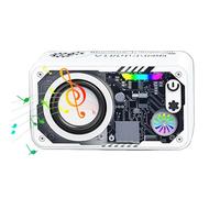 Yurosuis Altoparlante | Audio Surround 3D | Altoparlante Senza Fili Stile Robot Con Audio 3D Surround E Luci LED Multicolori Per Spiaggia Festa E Campeggio