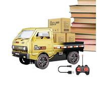 Yurosuis Autocarri radiocomandati, giocattolo con luce e suono, autocarri per auto, giochi al coperto, piste da corsa, parchi, giardini, Natale, compleanni