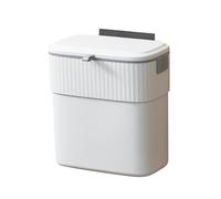 Yurosuis Cestino Portarifiuti Bagno,Cestino Appendiabile Con Coperchio Contenitore Rifiuti E | Compostabile Montabile | per Casa Sotto Scrivania Top Auto Cucina Bagno Armadio Piano