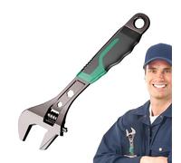 Yurosuis Chiave inglese, resistente alla ruggine - Ergonomica,Portatile resistente all'usura versatile strumento manuale per la riparazione dei tubi, installazione manutenzione pulizia dello