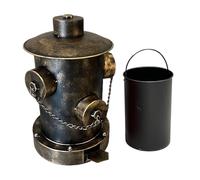 Yurosuis Contenitore Per Rifiuti - Con Pedale Design A Forma Di Idrante Antincendio Grande Capacità,Con Coperchio,Per Esterno Auto Ufficio Casa Camera Da E Bagno