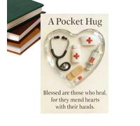 Yurosuis Pocket Card - Ispiratore e toccante - Portatile 3D cuore con biglietto - Per adolescenti ragazze studenti adulti amici compleanno Natale Pasqua