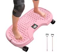 Yurosuis Rock Stepper | Allenatore per gambe con funzione girevole e fascia di resistenza | Attrezzo per allenamento cardio tutto il corpo, per addome Core inferiore, soggiorno, camera da letto